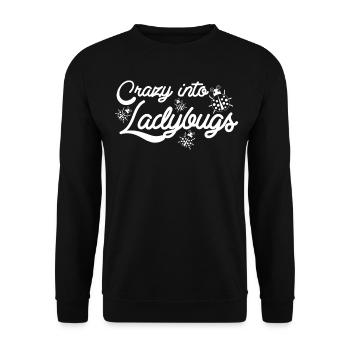Ladybug's Ladybug - Unisex Sweatshirt - black - Front - Alina (178cm) & Michal (187cm)