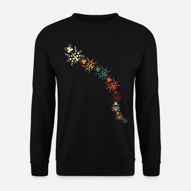 Ladybug Retro Ladybugs - Unisex Sweatshirt - black
