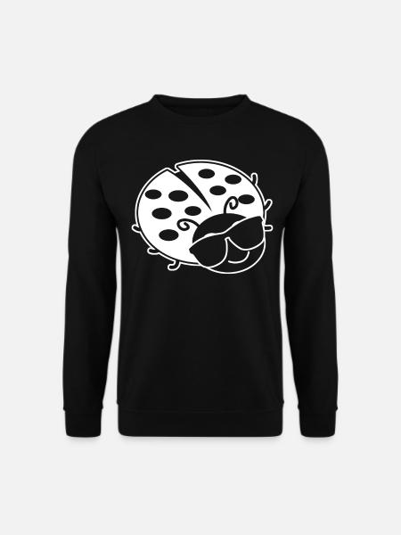 Ladybug Sunglasses Ladybugs - Unisex Sweatshirt - black