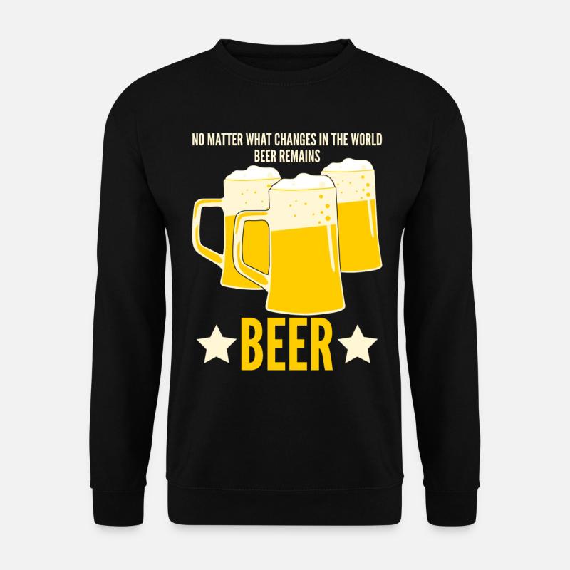 Beer Remains Beer - Unisex Sweatshirt - black