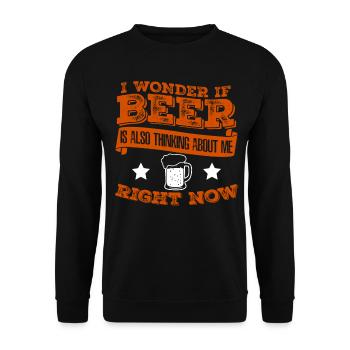 Beer Brewing Craft Beer Malt - Unisex Pullover - Schwarz - Vorne - Alina (178cm) & Michal (187cm)