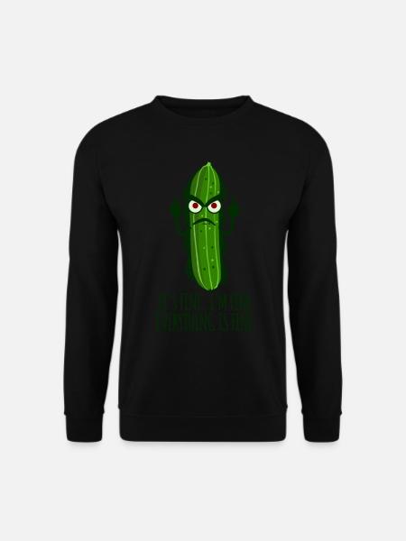 Cucumber Everything is fine - Unisex Sweatshirt - black