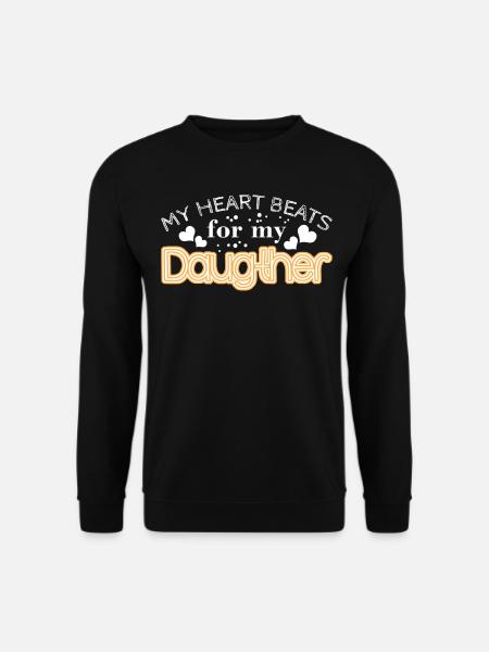 Father Dad Daughter Daughters - Unisex Sweatshirt - black