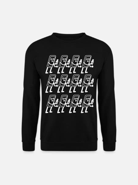 Mobile Phone Cellphone Smartphone - Unisex Sweatshirt - black