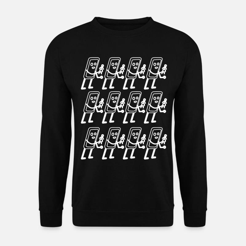 Mobile Phone Cellphone Smartphone - Unisex Sweatshirt - black