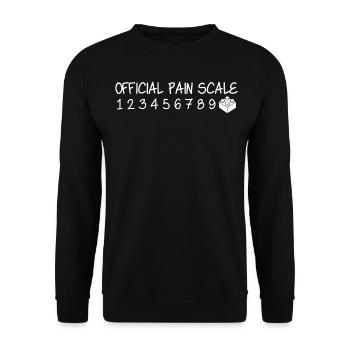 Building Block Pain Building Brick - Unisex Sweatshirt - black - Front - Alina (178cm) & Michal (187cm)