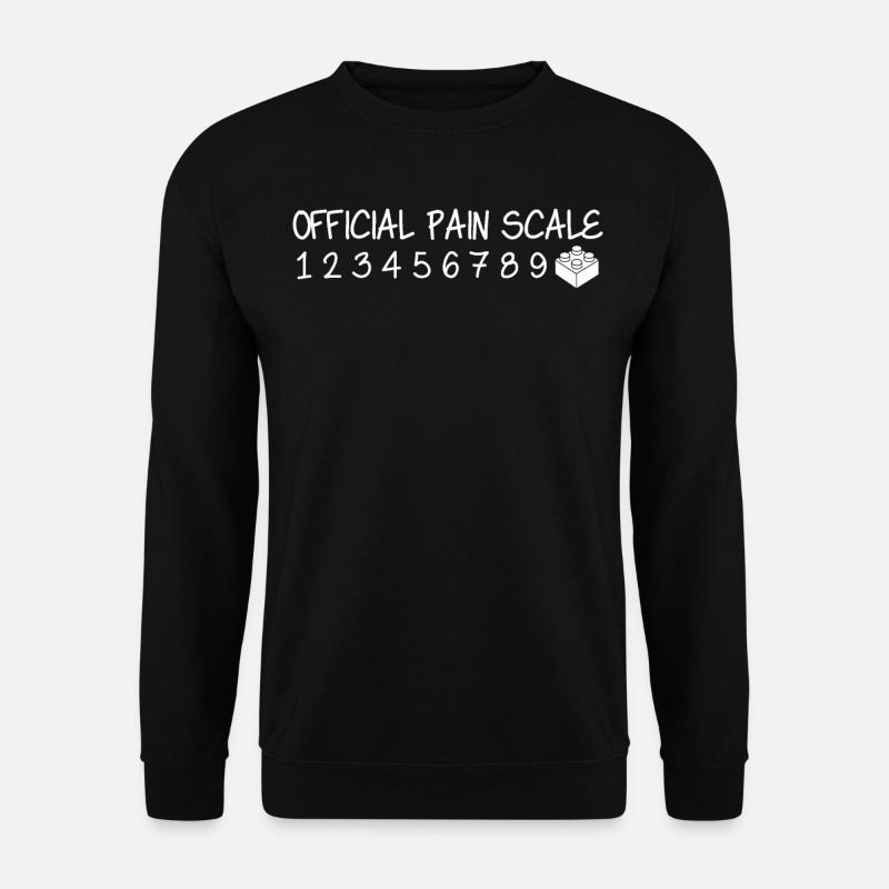 Building Block Pain Building Brick - Unisex Pullover - Schwarz