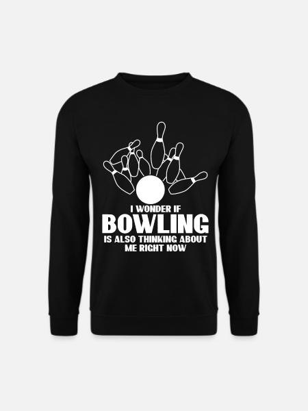 Bowling Ball Bowler - Unisex Sweatshirt - black