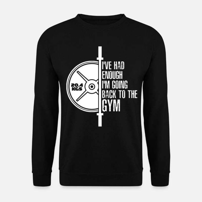 Gym Motivation Bodybuilder Bodybuilding - Unisex Sweatshirt - black