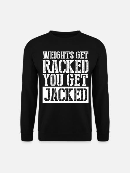 Bodybuilder Motivation Musculation - Sweat-shirt Unisexe - noir
