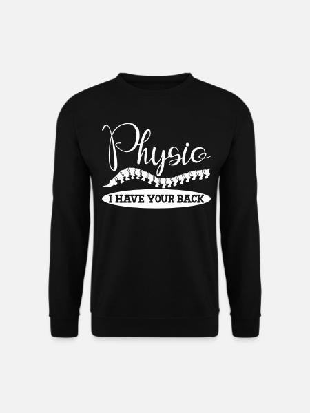 Physiotherapy Physio Physiotherapist - Unisex Sweatshirt - black