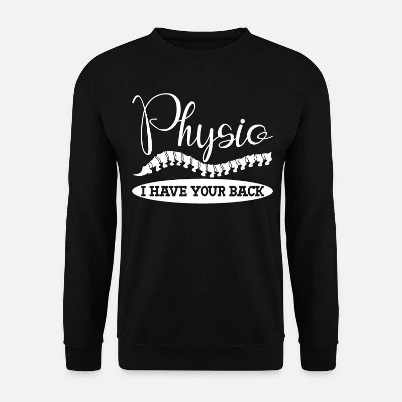Physiotherapy Physio Physiotherapist - Unisex Sweatshirt - black