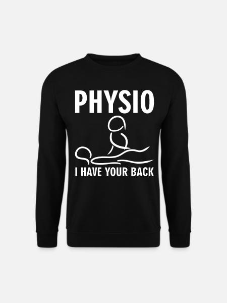 Physio Physiotherapist Physiotherapy - Unisex Sweatshirt - black
