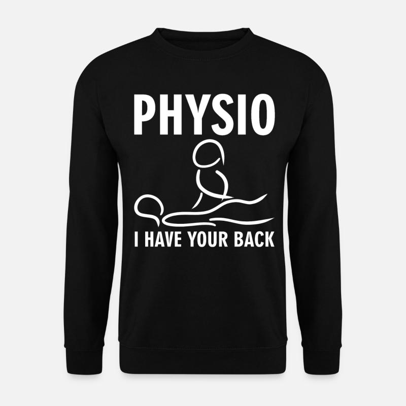 Physio Physiotherapist Physiotherapy - Unisex Sweatshirt - black