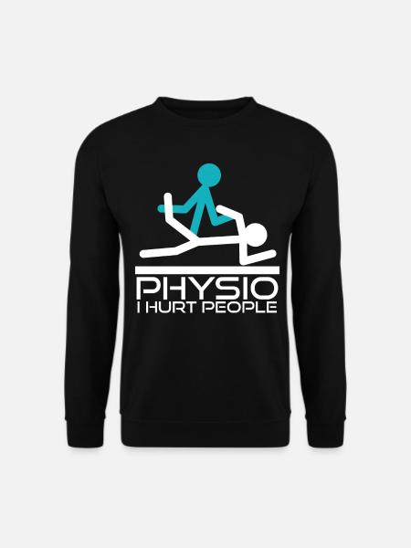 Physio Joke Physiotherapy Cracking - Unisex Sweatshirt - black