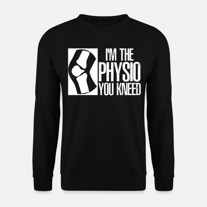 Physio Joke Physiotherapy - Unisex Pullover - Schwarz