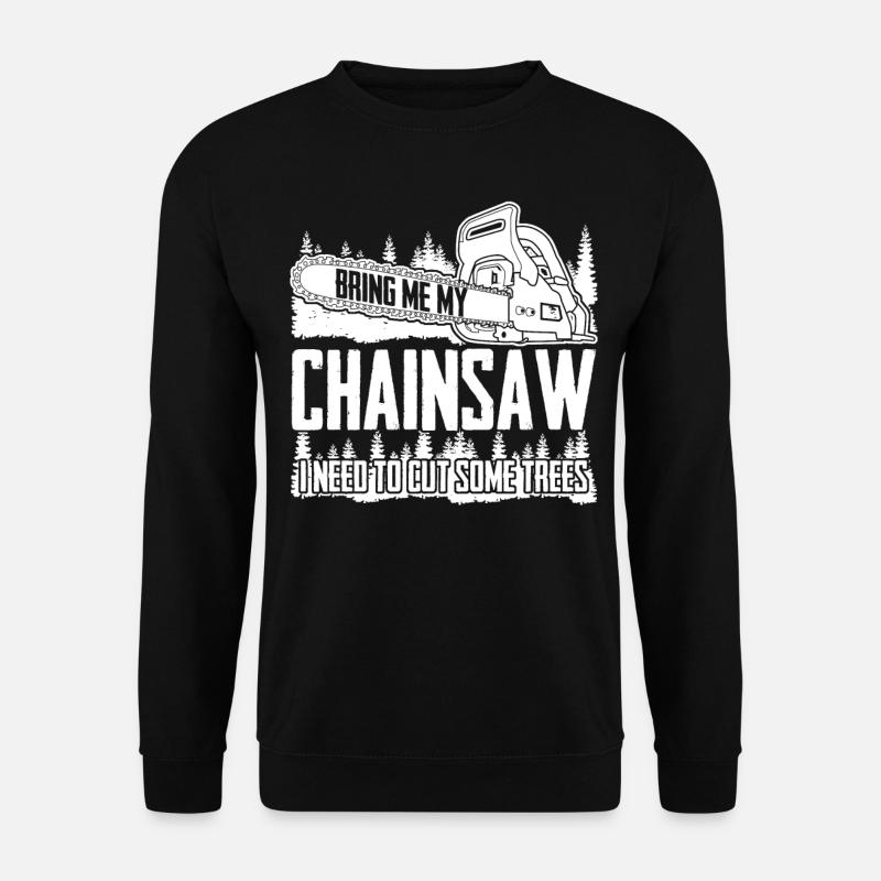 Tronçonneuse Tronçonneuse - Sweat-shirt Unisexe - noir
