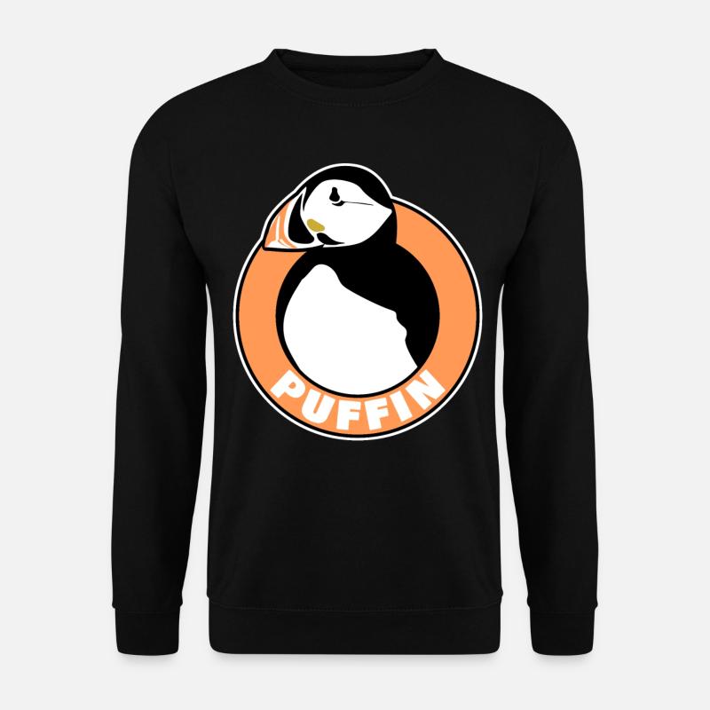 Puffins Bird Puffin - Unisex Sweatshirt - black