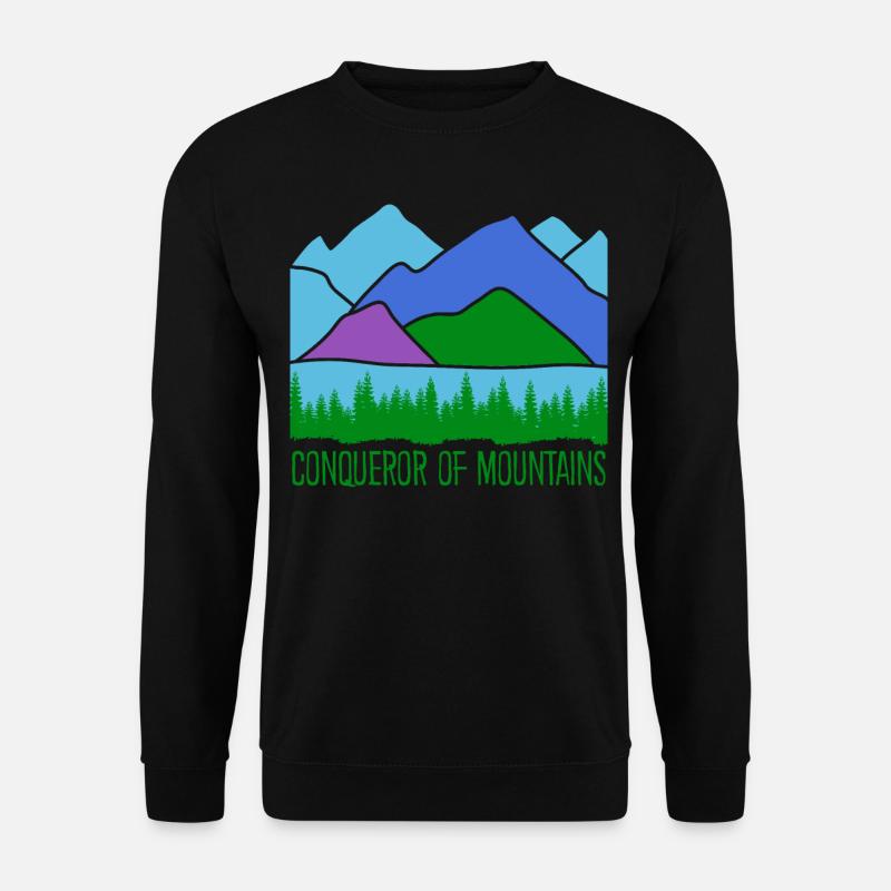 Mountain Trekking Hiker Hiking Mountains - Unisex Sweatshirt - black