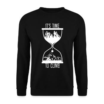 Alpinisme Trekking Randonnée - Sweat-shirt Unisexe - noir - Devant - Alina (178cm) & Michal (187cm)