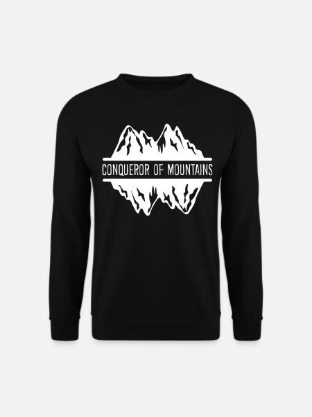 Hiking Mountain Trekking Mountains - Unisex Sweatshirt - black