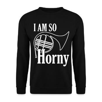 Orchestre de cor français Cuivres - Sweat-shirt Unisexe - noir - Devant - Alina (178cm) & Michal (187cm)