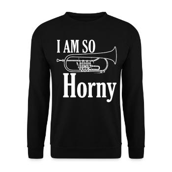 Bugle Orchestre Cuivres - Sweat-shirt Unisexe - noir - Devant - Alina (178cm) & Michal (187cm)