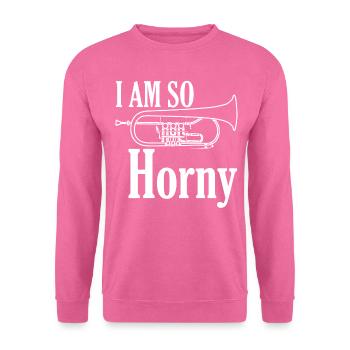 Flugelhorn Orchestra Brass Instrument - Unisex Pullover - Pink - Vorne