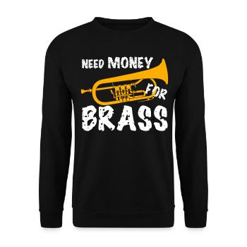 Orchestre de bugles - Sweat-shirt Unisexe - noir - Devant - Alina (178cm) & Michal (187cm)