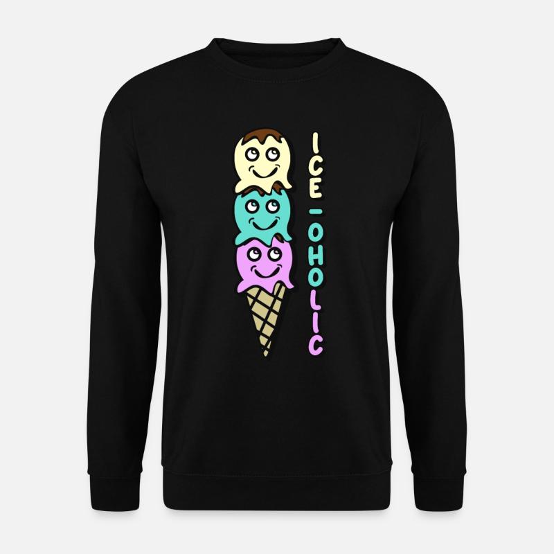 Ice Cream - Unisex Sweatshirt - black