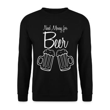 Beer Brewing Home Brewery - Unisex Pullover - Schwarz - Vorne - Alina (178cm) & Michal (187cm)