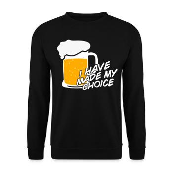 Beer Home Brewery Brewing - Unisex Pullover - Schwarz - Vorne - Alina (178cm) & Michal (187cm)