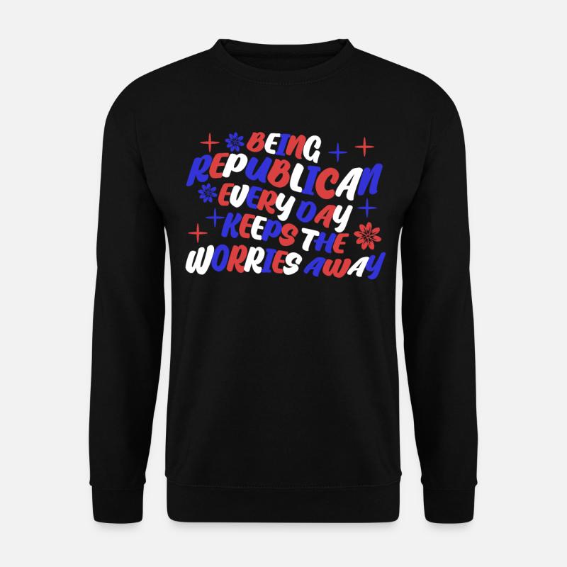 Republicans Republican - Unisex Pullover - Schwarz