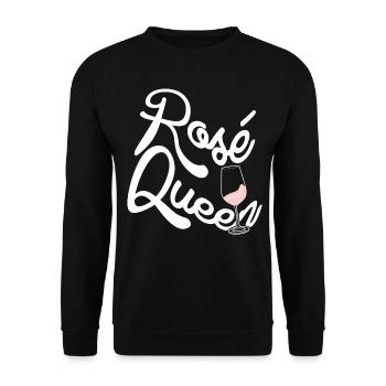 Verres à vin rosé vin rouge Vino - Sweat-shirt Unisexe - noir - Devant - Alina (178cm) & Michal (187cm)