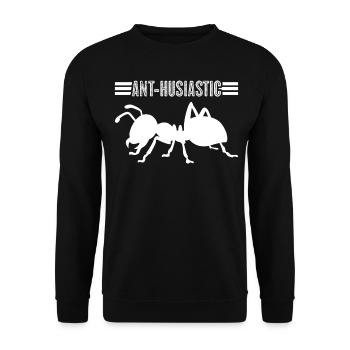 Ant Ants - Unisex Pullover - Schwarz - Vorne - Alina (178cm) & Michal (187cm)