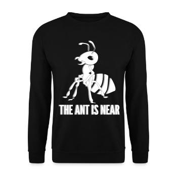 Fourmis de ferme de fourmis Lasius Niger - Sweat-shirt Unisexe - noir - Devant - Alina (178cm) & Michal (187cm)