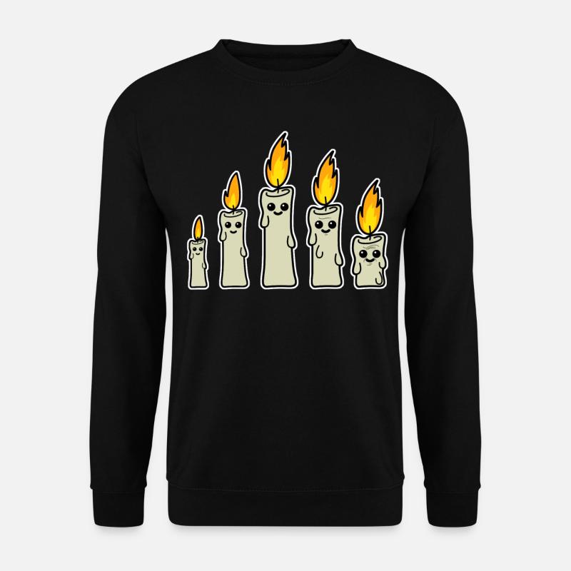 Candle Candlemaking Candles - Unisex Sweatshirt - black