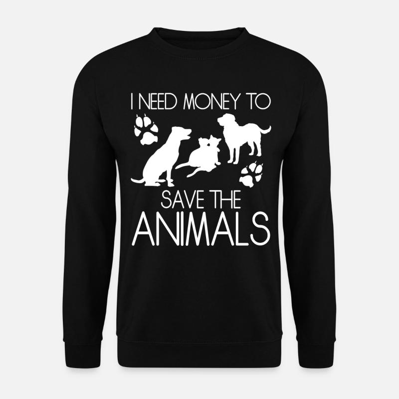 Animal rights protection vegans - Unisex Sweatshirt - black
