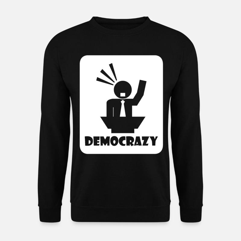 Elections Democracy Democrat Democratic - Unisex Sweatshirt - black