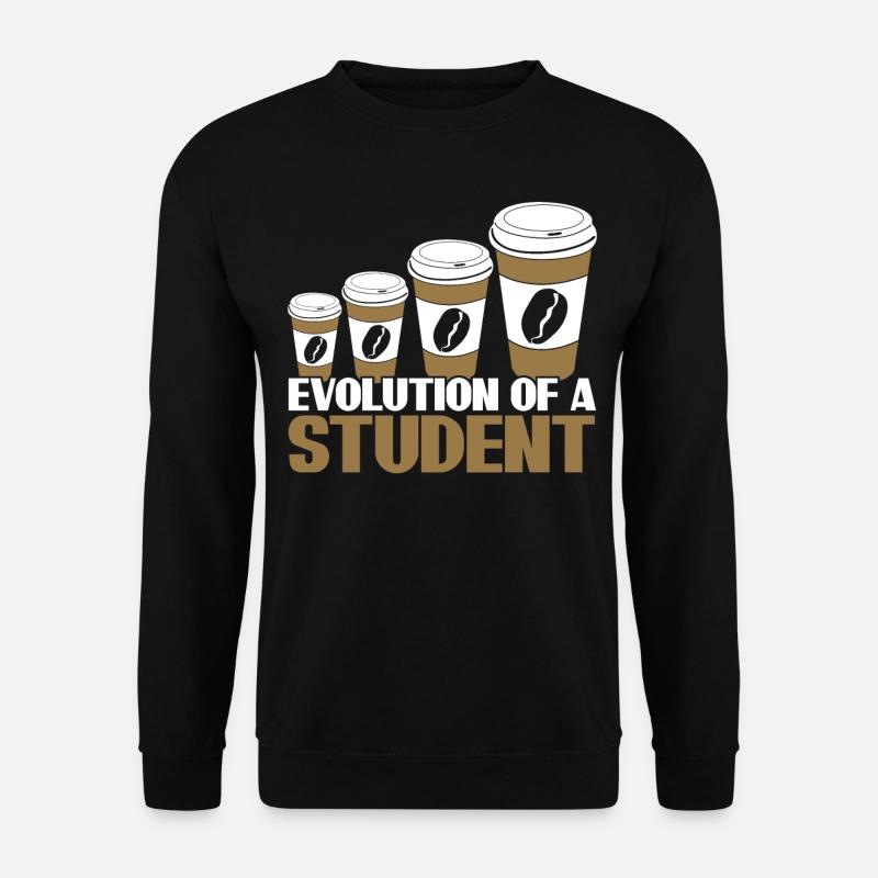 Students Coffee Student - Unisex Sweatshirt - black