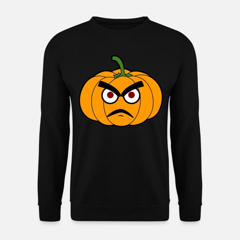 Grumpy Pumpkin Pumpkins - Unisex Sweatshirt - black