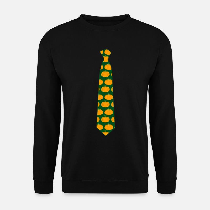 Pumpkin Tie Pumpkins - Unisex Sweatshirt - black