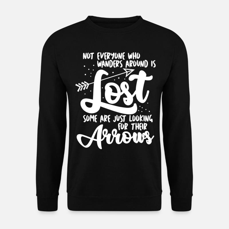 Archery Recurve Bow Compound Bow - Unisex Pullover - Schwarz