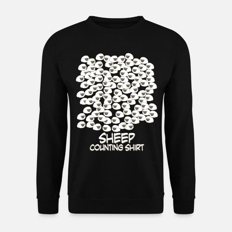 Compter les moutons - Sweat-shirt Unisexe - noir