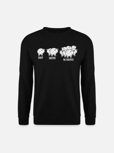 Sheep Shepherd - Unisex Sweatshirt - black