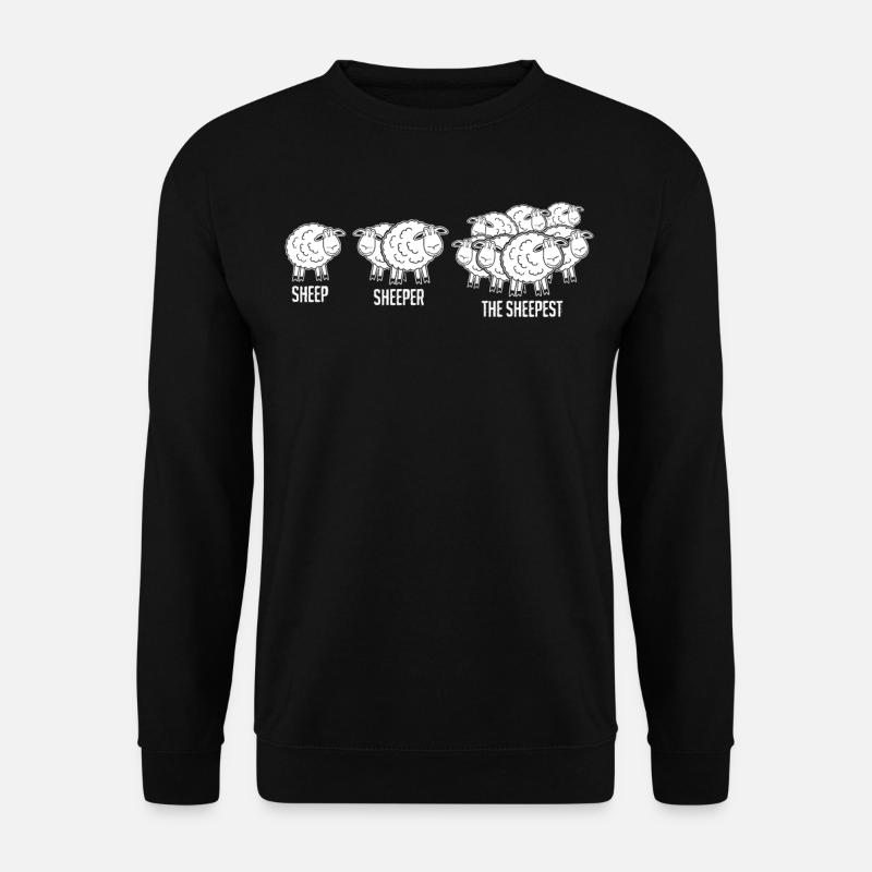 Sheep Shepherd - Unisex Sweatshirt - black