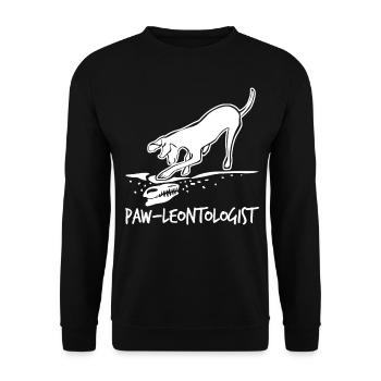 Chiens Dinosaures Chien Dinosaure - Sweat-shirt Unisexe - noir - Devant - Alina (178cm) & Michal (187cm)