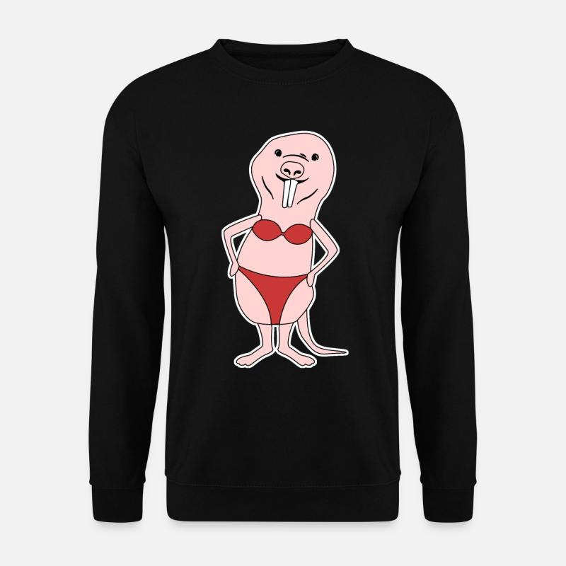 Naked Mole Rat Bikini - Sweat-shirt Unisexe - noir