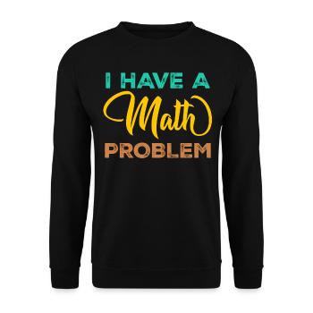 Mathematics Physics Teacher Math Maths - Unisex Pullover - Schwarz - Vorne - Alina (178cm) & Michal (187cm)