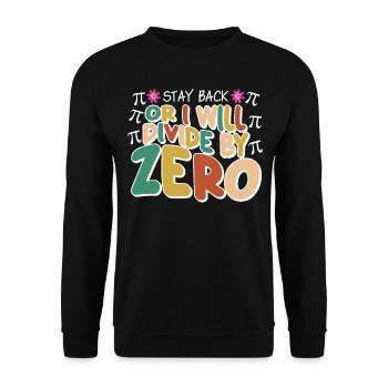 Mathematics Math Teacher Maths - Unisex Pullover - Schwarz - Vorne - Alina (178cm) & Michal (187cm)